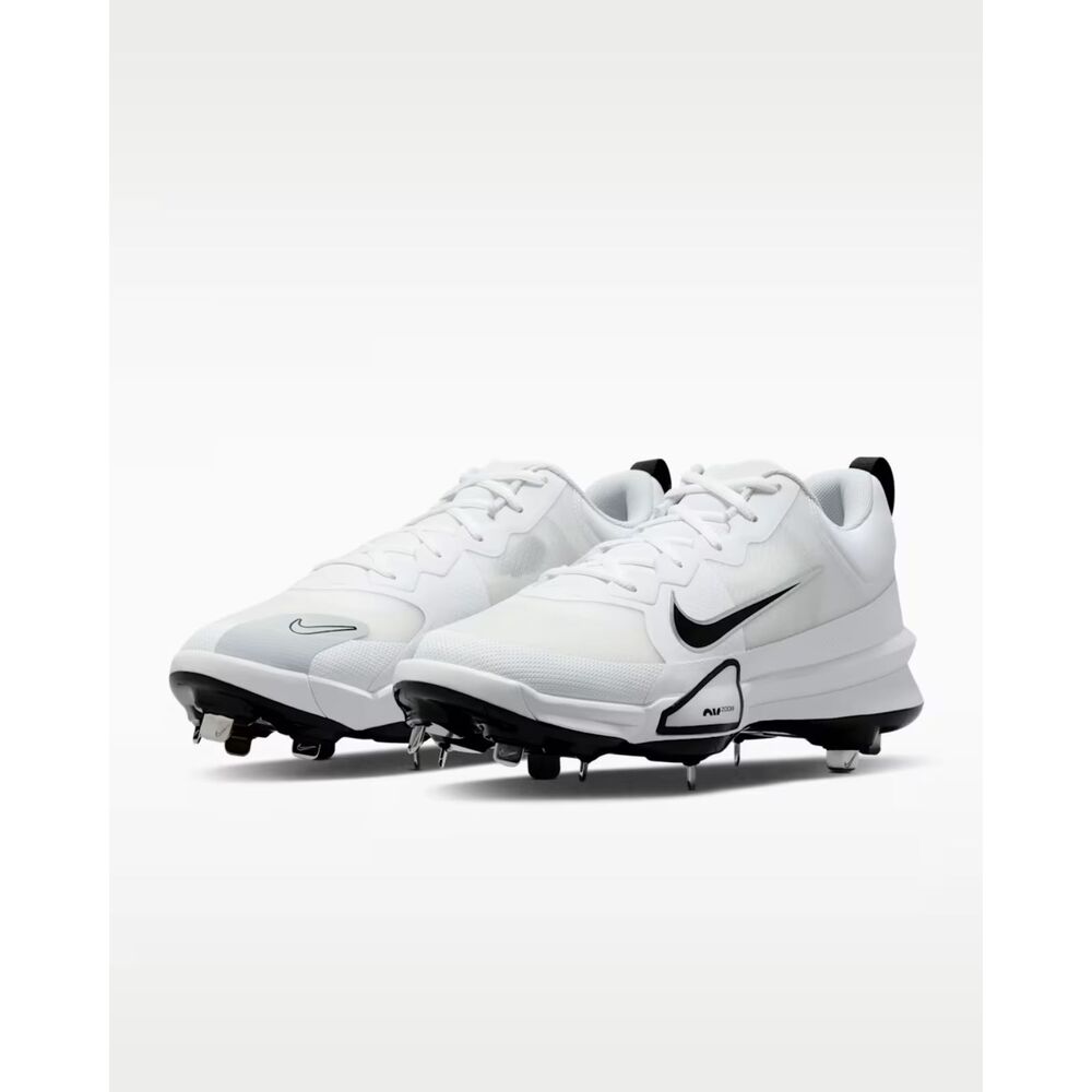 Nike Force Zoom Trout 9 Pro White Baseball Cleats Sz Men's 8.5